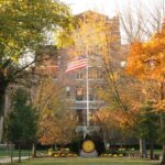 Warriner Mall on the Central Michigan University Campus