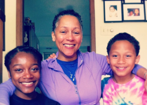 Dr. Gloria Thomas and her children
